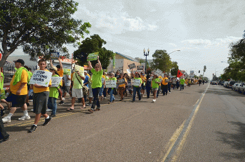 March down to Sherman Heights Market