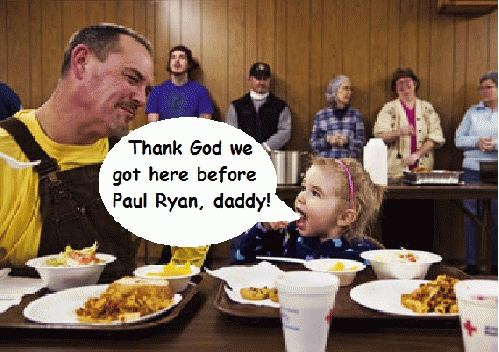 Getting to the kitchen before Paul Ryan