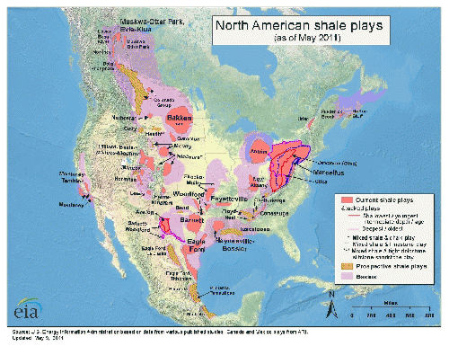 North American Shale Plays (May 2011), From ImagesAttr