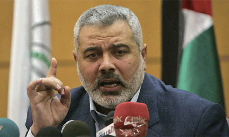 Hamas Prime Minister Ismael Haniya