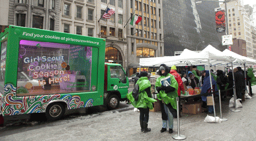 Girl Scout Cookie Truck