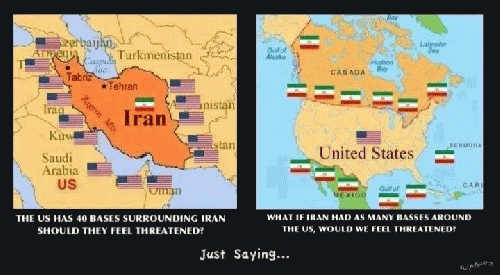 US Surrounds Iran Surrounds US?, From ImagesAttr