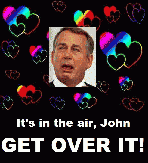 John Boehner Has The Sadz Over Gay Marriage