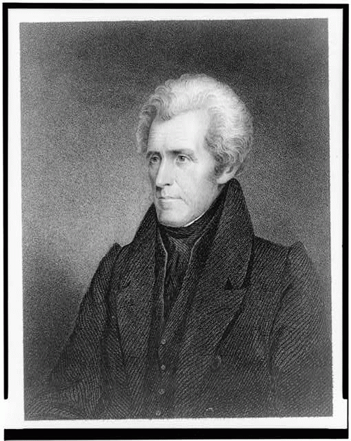 Candidate Andrew Jackson--the impetus behind the .Tariff of Abominations..