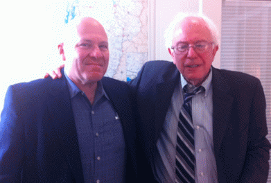 Rob Kall and socialist Senator Bernie Sanders