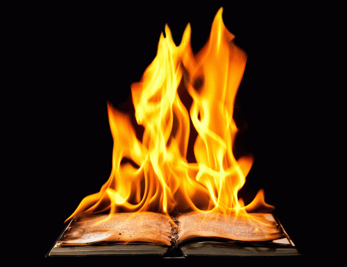 burning books, From ImagesAttr