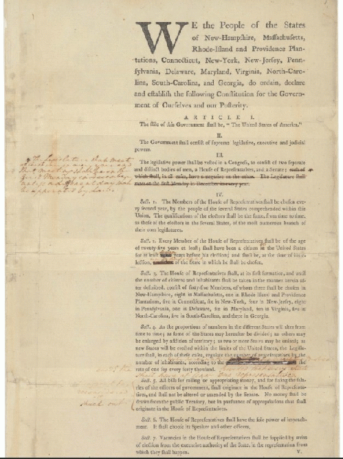 Draft Constitution - Page 1, From ImagesAttr