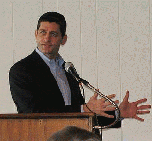 Congressman Paul Ryan speaks at the Racine Tea Party event on Jan. 13, 2013., From ImagesAttr