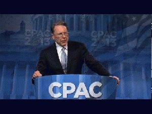 NRA CEO & EVP Wayne LaPierre at CPAC 2013 Wayne LaPierre, addresses the crowd at the 2013 Conservative Political Action Conference (CPAC), From ImagesAttr