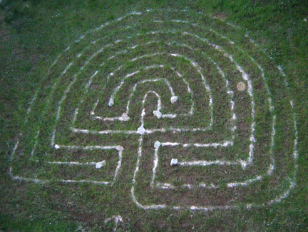 Tony Christie's first labyrinth