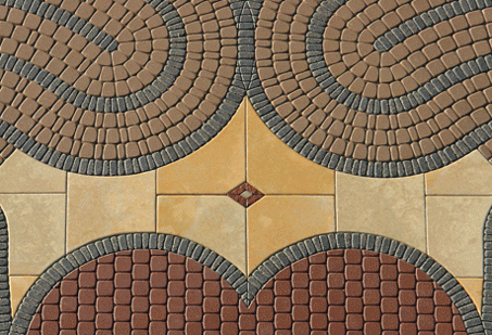 Detail of finished labyrinth. (Note: heart is on the bottom of this photo)