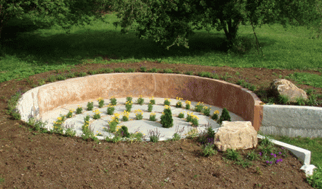 Divine Feminine Labyrinth at Stillwaters Studios, designed by Meryl Ann Butler