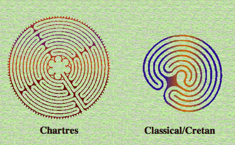 Two labyrinth styles