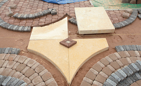 Larger pieces are measured and cut. (Note: heart is at the top in this photo.) Larger pieces are measured and cut. (Note: heart is at the top in this photo.)