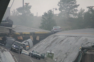 I-35W Bridge Collapse Webster Cars
