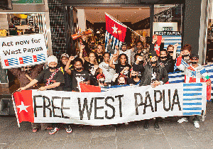 Free West Papua Protest Melbourne August 2012, From ImagesAttr