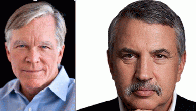 Two key NSA apologists, the Times' Keller and Friedman (, From ImagesAttr