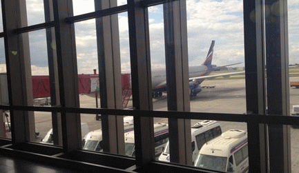 Presidential vans ready to pick up Snowden at Moscow airport (, From ImagesAttr