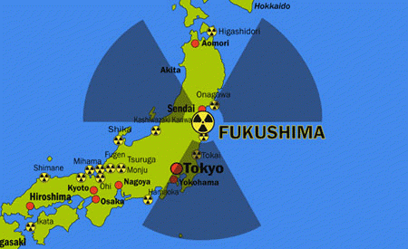 Fukushima radioactivity still spreading.