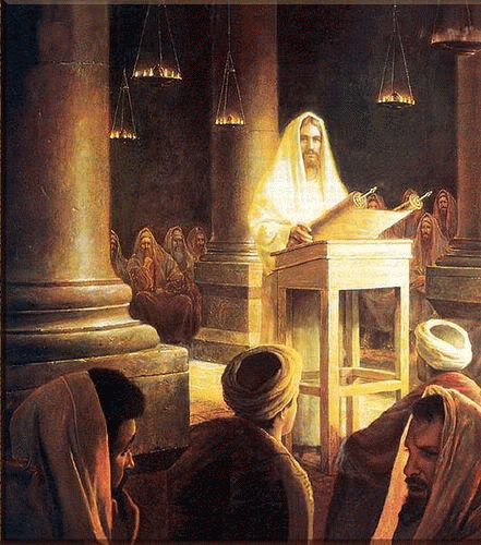 Jesus Teaching in the Temple