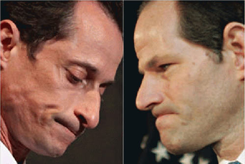 Anthony Weiner and Eliot Spitzer