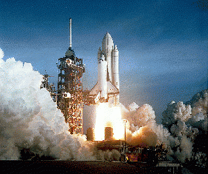 Space Shuttle Columbia launching, From ImagesAttr