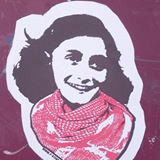 Anne Frank in a kuffiyeh