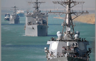 US Navy ships line up for a chance to join in America's latest war crime (, From ImagesAttr