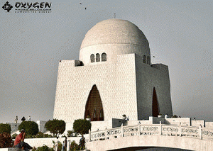 Tomb of the Founder of Pakistan. Quaid-e-Azam Muhammad Ali Jinnah