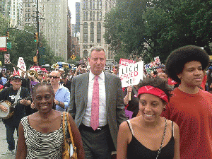 Bill de Blasio and family, From ImagesAttr