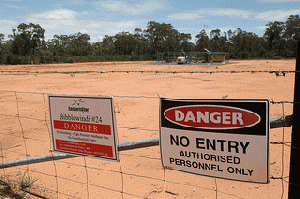 CSG well pad, Pilliga Forest, December 2011, From ImagesAttr