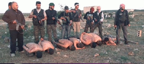 America's side in Syria, about to execute 7 captive Syrian soldiers), From ImagesAttr