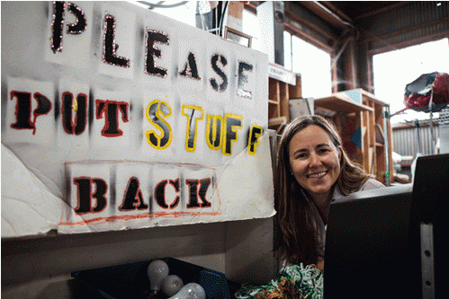 Stuff activist Annie Leonard: .Consumerism, even when it tries to embrace .sustainable' products, is a set of values that teaches us to define ourselves, communicate our identity, and seek meaning through accumulation of stuff, rather than through our val Stuff activist Annie Leonard: .Consumerism, even when it tries to embrace .sustainable' products, is a set of values that teaches us to define ourselves, communicate our identity, and seek meaning through accumulation of stuff, rather than through our val