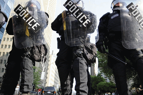 riot police