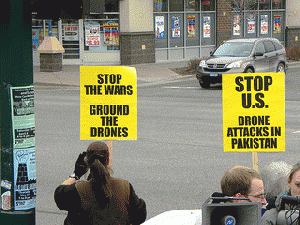 Protest against US wars and drone attacks, From ImagesAttr