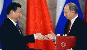 The establishment of a Russia-China coalition within the AC 