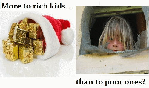 It's a trickle down Christmas!