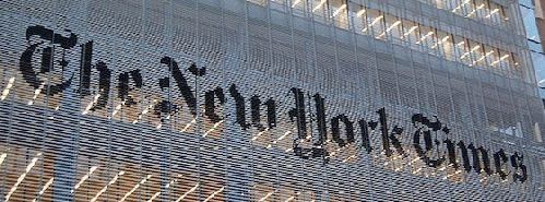 New York Times building in NYC.