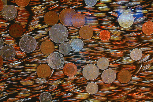 Money, money, here's a penny. For the people? No, never any., From ImagesAttr