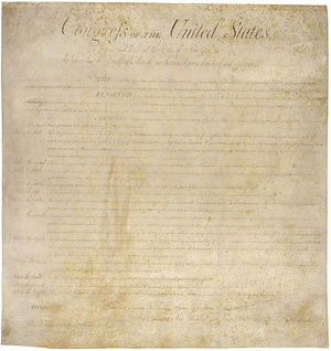 Bill of Rights, 09/25/1789, From ImagesAttr