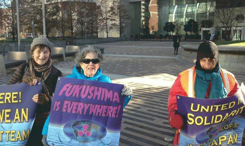 Some participants of the weekly vigil at the Japanese Consulate in Boston, From ImagesAttr