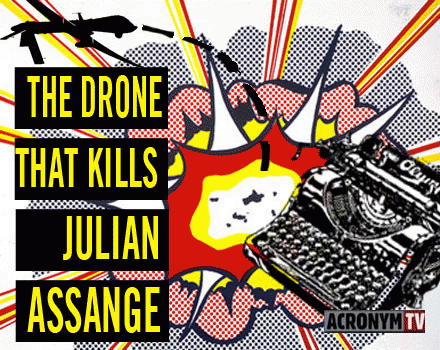 The Drone That Kills Julian Assange, From ImagesAttr