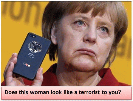 Is Angela Merkel a terrorist?