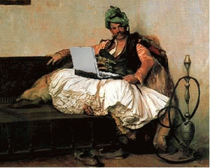 Bashibazouk Blogger, after Jean-LÃ©on GÃ©rÃ´me, From ImagesAttr