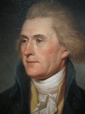 Thomas Jefferson Portrait, From ImagesAttr