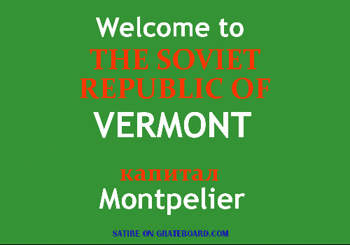 Welcome to The Soviet Republic of Vermont- Capital Montpelier, From ImagesAttr