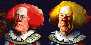 David Koch & Charles Koch - The Koch Clowns (except crimes against humanity aren't funny) David Koch & Charles Koch - The Koch Clowns (except crimes against humanity aren't funny)