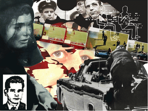 AMMUG-1 photo inserted in one piece of Lara Kozakâ€™s JFK Assassination Collage Series