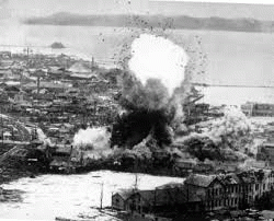 Korean war bombing Wonsan, From ImagesAttr