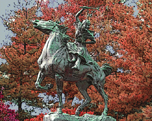 Sybil Ludington, statue by Anna Hyatt Huntington